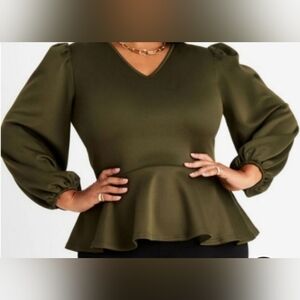 Womens Peplum Blouse Sz. 18/20